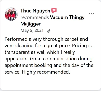 Facebook recommendation from a customer