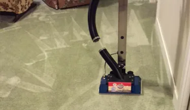 Same carpet after cleaning